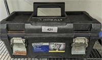KOBALT TOOL BOX AND CONTENTS