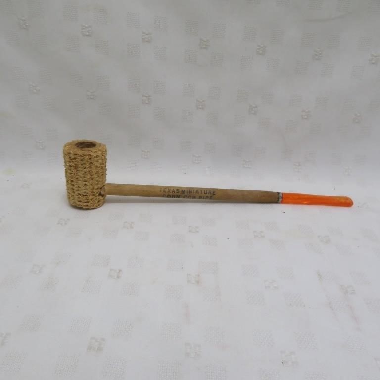 Texas Miniature Corn Cob Pipe - New