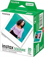 Fujifilm Instax Square Twin Pack Film - 20pk
