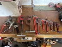 Rigid pipe, wrenches, and cutter lot