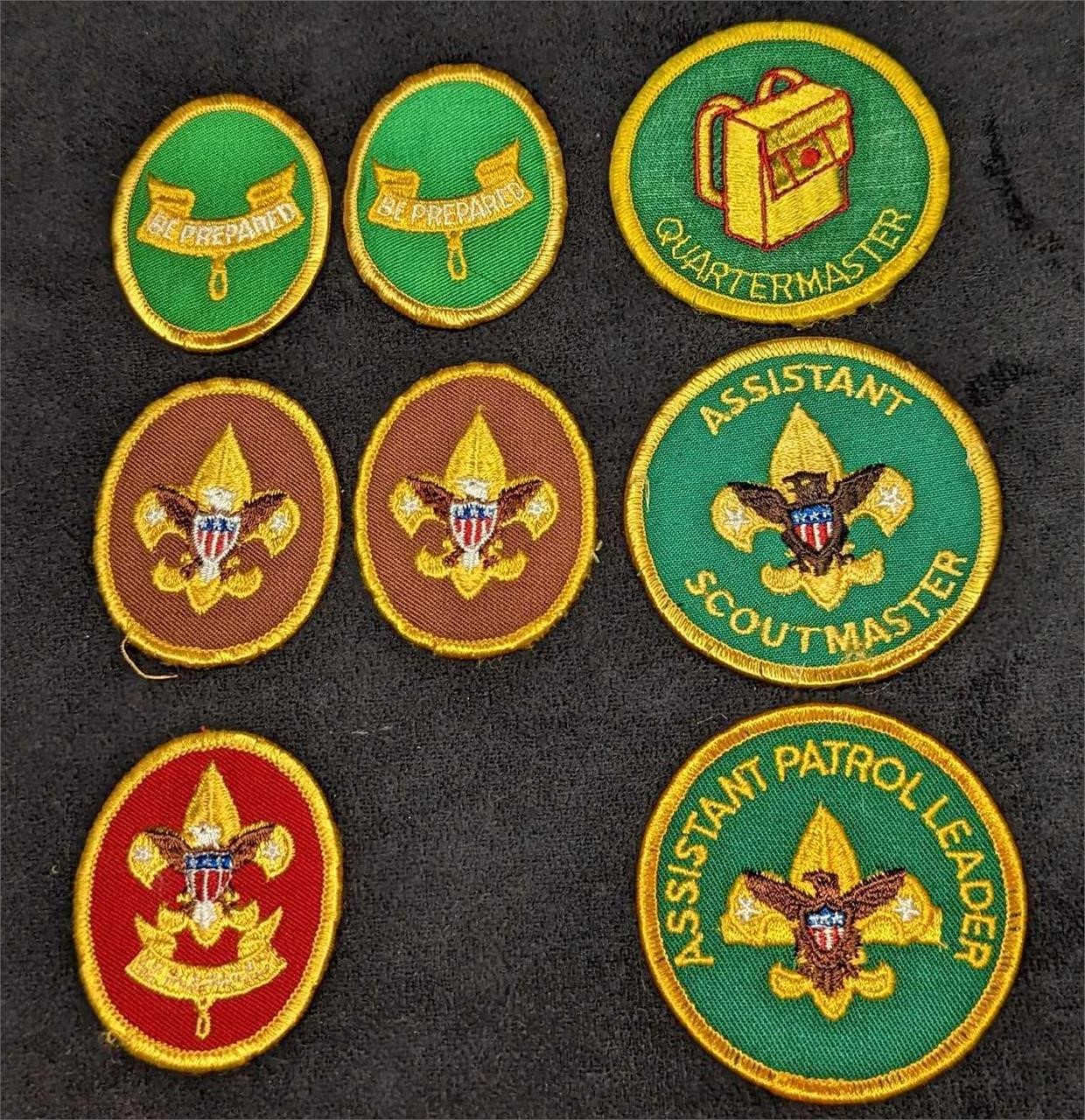 8 Vintage Boy Scouts Of America Patches