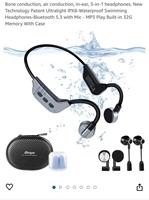 Bone conduction, air conduction, in-ear, 3-in-1