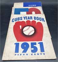(S) Chicago Cubs 1951,52 and 1953 collector