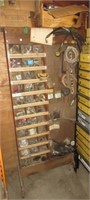 Organizer with contents that includes oil seals,