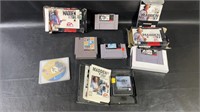 Super NES games madden 96/97, pilot wings, ps4