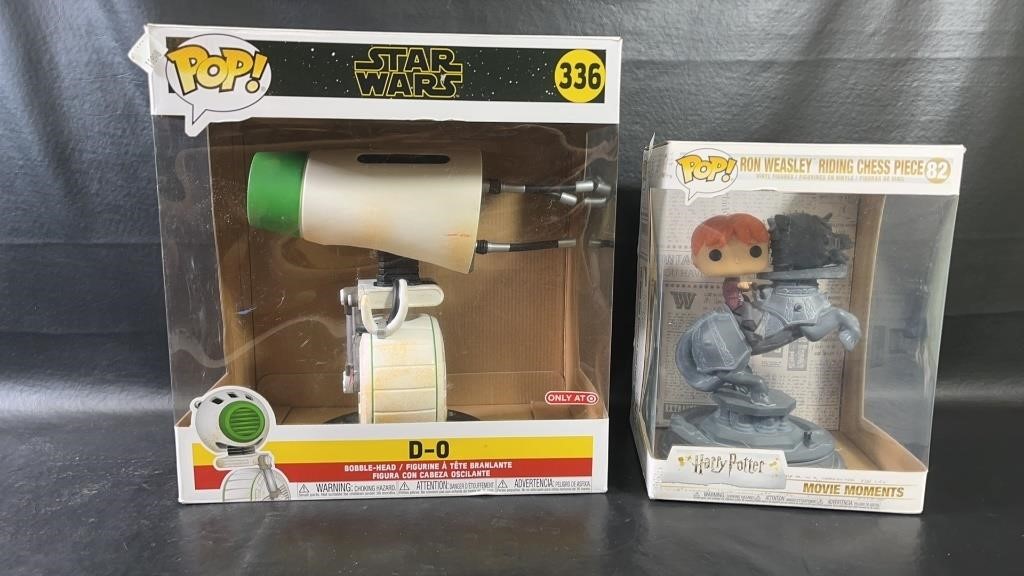 Star Wars and Harry Potter Pop! Figures