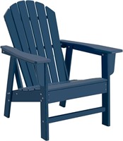 $126  Adirondack Chairs, HDPE All-Weather, Navy