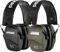PROHEAR 016 Ear Protection Earmuffs 2 Pack