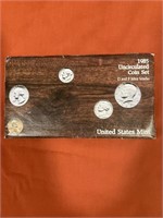 1985 Uncirculated Coin Set D and P Marks