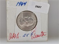 1964 90% Silver Washington Quarter