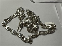 Solid Sterling Silver .925 16" Double Stranded An