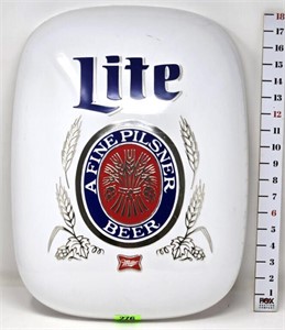 Miller Lite "A Fine Pilsner Beer" Plastic Sign
