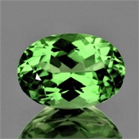 Natural Green Tsavorite Garnet 6.5x5 MM {Flawless-