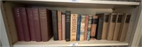Shelf of Books Incl Don Quixote Set