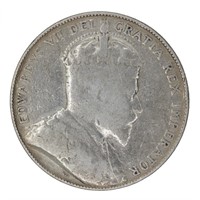 Canada 1910 50 Cents Vic Leaves