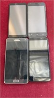 Lot of 4 Used Cell Phones