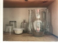 Vintage Assorted Vases & Glassware
