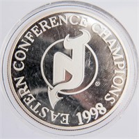 Coin NHL Hockey 1 Ounce Round .999 Silver