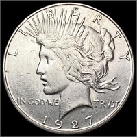 1927-S Silver Peace Dollar NEARLY UNCIRCULATED