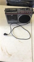 Vintage GE AM/FM Cassette recorder missing