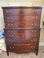 6 drawer mahogany chest