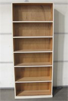 Wood Book Shelf - 30" x 10" x 72"