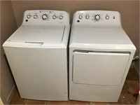 GE DEEP FILL STAINLESS TUB WASHER ELECTRIC DRYER