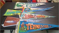 Vintage US Travel Felt Pennants