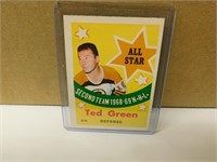 1969-70 OPC Ted Green #218 2nd Team All Star Card
