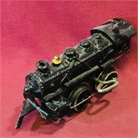 Cast Iron Wind-Up Toy Train Engine (Vintage)