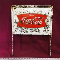 Coca-Cola Metal Store Display Sign (Vintage)