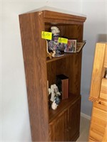 3 shelf 2 door bookcase 28 in wide 12 in deep 71 i