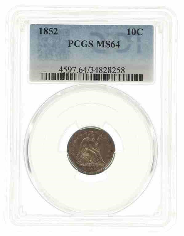 Coin & Currency Auction - Graded, Raw, & Key Date