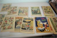 Assorted Old Comics Damaged