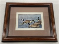 Framed & Signed Photograph: Geese by George G