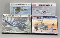 Four Sealed Boxed Model Airplanes