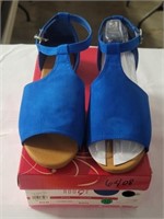 Rouge - (Size 10) Blue Shoes W/Box