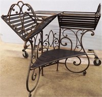 Wrought Iron Corner Stand / Shelf