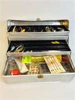 MY BUDDY TACKLE BOX WITH CONTENTS