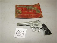 BUCK CAP PISTOL W/  ORIGINAL BOX