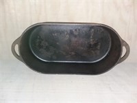Large Oval Cast Iron Deep Fry Pan