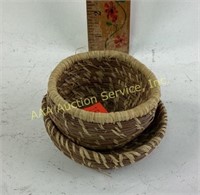 Pine Weave Native American Baskets (2)