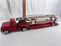 Vintage fire ladder truck