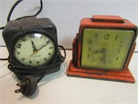 2 Vintage Clocks-Hammond Junior, Coril Wind-Up