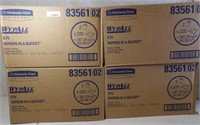 4 Cases Wypall Wipers In A Bucket 8356102