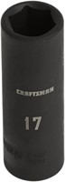 CRAFTSMAN Deep Impact Socket, Metric, 1/2-Inch Dri