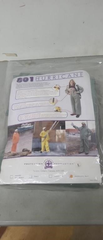 Hurricane Rain Suit Size L. New.