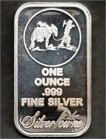 1 Troy Oz .999 Silver Bar - Silvertowne Prospector