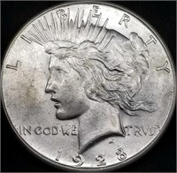 1928-S Peace Silver Dollar BU Tougher Year