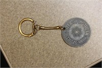 Sportscaster Medal Keychain